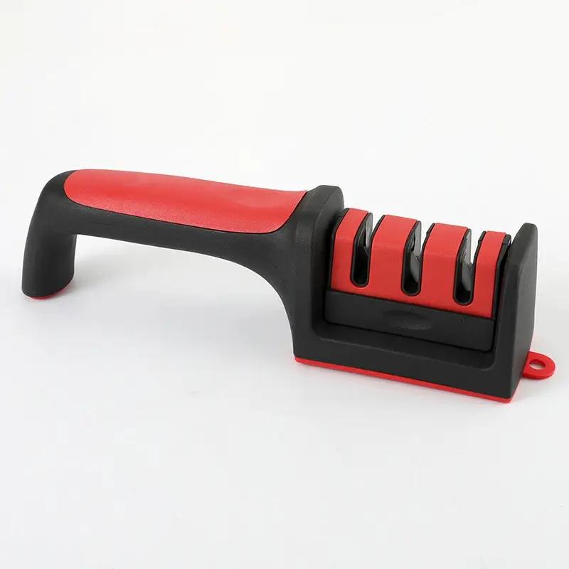 Multi-functional Creative Three-segment Four-part Form Fast Fabulous Sharpening Product 01 Black And Red Three by China Dropship