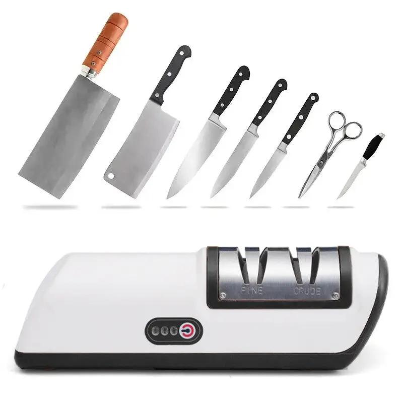 3Speed Electric Knife Sharpener Kitchen Sharpening Polish Tool Stainless Steel R by China Dropship