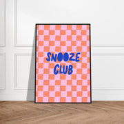 Snooze Club by Blank Wall Print Shop