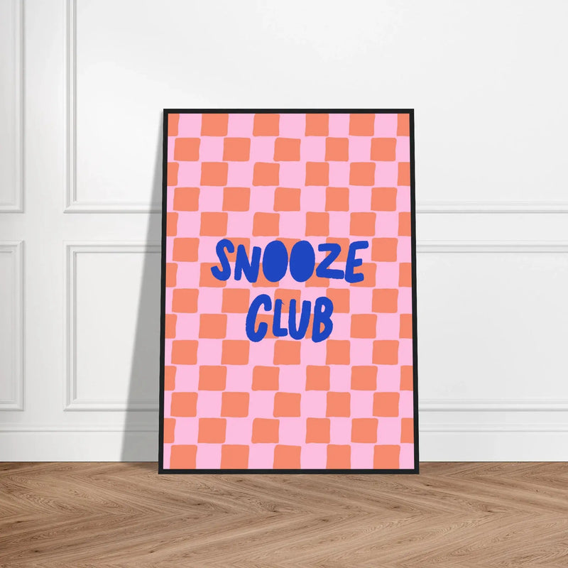 Snooze Club by Blank Wall Print Shop