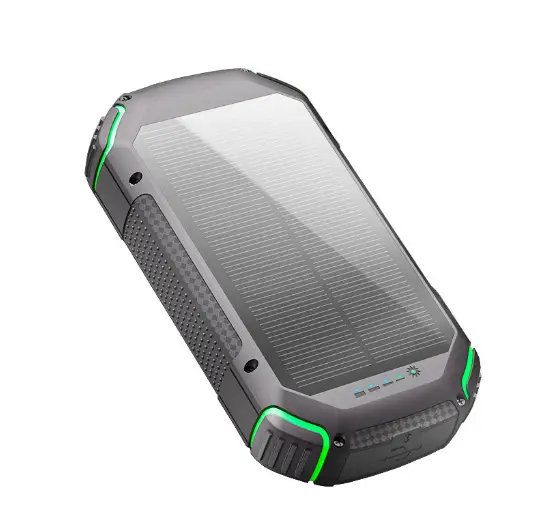 20000mAh Waterproof Solar Power Bank with Red Light by Mead's Supply & Equipment Outfitters limited