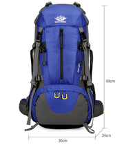 50L (45+5) Hiking Backpack – Waterproof Outdoor Camping & Climbing Daypack BDXJ61010 by ECOTREK