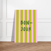 Bonjour by Blank Wall Print Shop