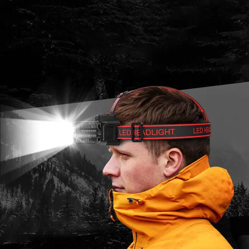 Super Bright LED Headlamp Rechargeable Headlight Zoomable Head Torch Lamp Flashlight by China Dropship
