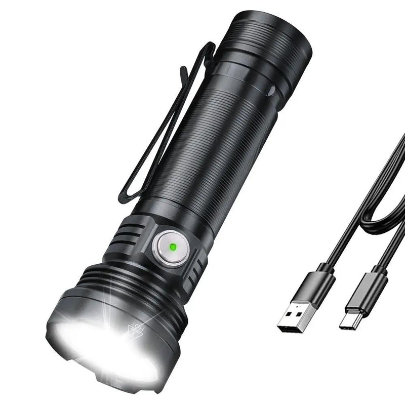 BORUIT ET28 Super Bright Led Torch Rechargeable Compact Flashlight IPX65 by China Dropship