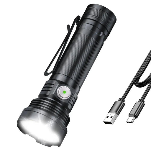 BORUIT ET28 Super Bright Led Torch Rechargeable Compact Flashlight IPX65 by China Dropship