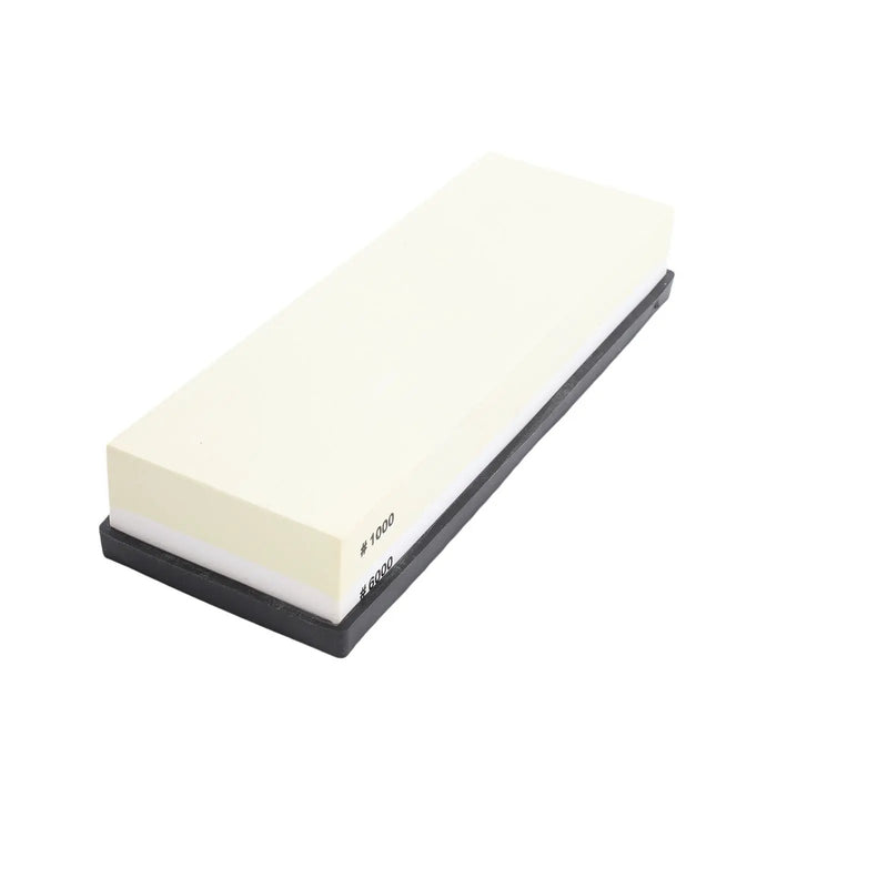 Sharpening Stone Light Yellow White Dual Sided 10 0 0 6000 Grit Wet Stone With Anti Slip Base For Kitchen Woodworking by China Dropship