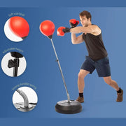 Punch Speed Ball Gloves Set Free Standing Punching Boxing Bag Home GYM Training by dealonline.co.nz