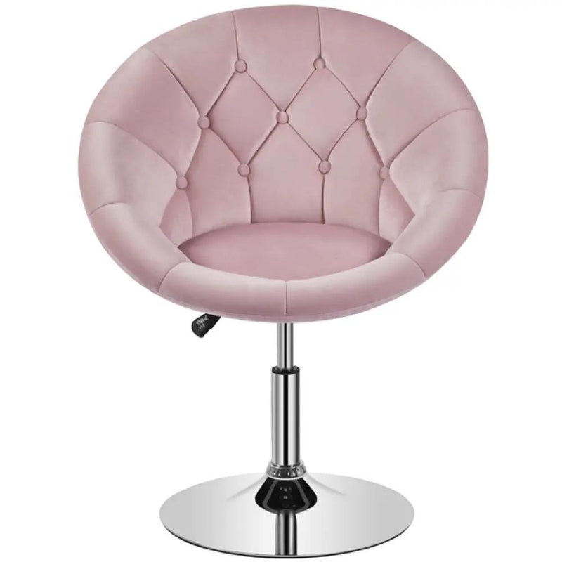 Yaheetech Makeup Vanity Chair Tufted Style Barrel Chair Makeup Vanity Chair Tufted Style Barrel Chair