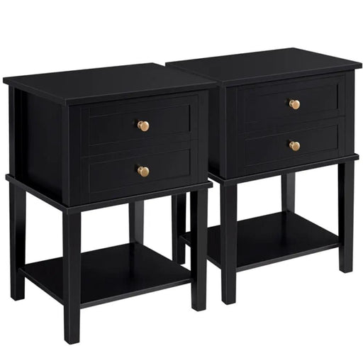 2pcs Nightstand Side Table End Table by Yaheetech