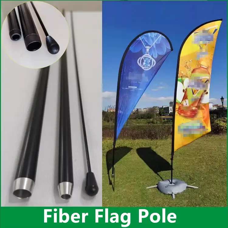 Fiber Flag Pole Windproof flag Pole 3/3.4/4.6m by dealonline.co.nz
