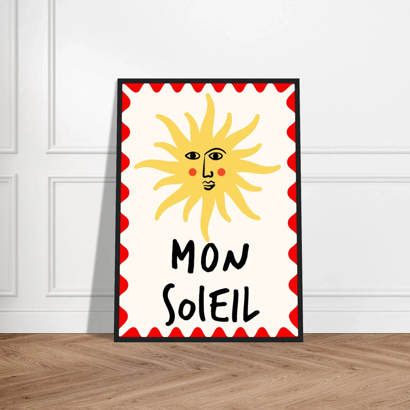 Mon Soleil by Blank Wall Print Shop