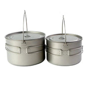 Folding Thickened Camping Pot with Two Handles by Mead's Supply & Equipment Outfitters limited