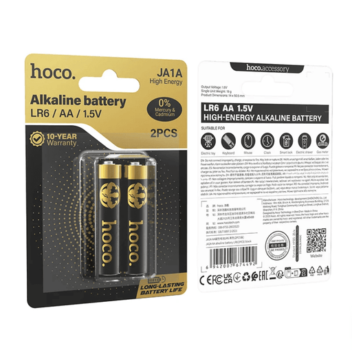 techplus AA Alkaline Batteries LR6 – 1.5V | 2-Pack (JA1A) AA Alkaline Batteries LR6 – 1.5V | 2-Pack (JA1A)