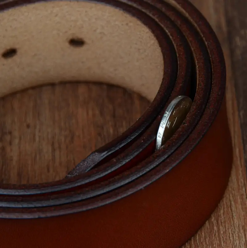 COWATHER Genuine Leather Casual Business Men's Belt by Mead's Supply & Equipment Outfitters limited