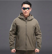 Men's Tactical Softshell Jacket — Waterproof Windproof Fleece Lined | Outdoor & Hiking by Mead's Supply & Equipment Outfitters limited