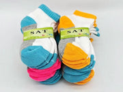 (12 Pairs) 2-4 Years Kids' Ankle Socks Cushion Socks by dealonline.co.nz