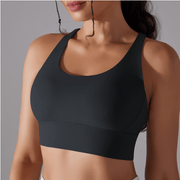 Mead's Supply & Equipment Outfitters limited Women's Activewear Criss Cross High Impact Sports Bra For Women With Supportive Back Straps Criss Cross High Impact Sports Bra for Women