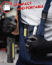 LED Flashlight USB Rechargeable With Magnetic For Work Hand Inspection by China Dropship