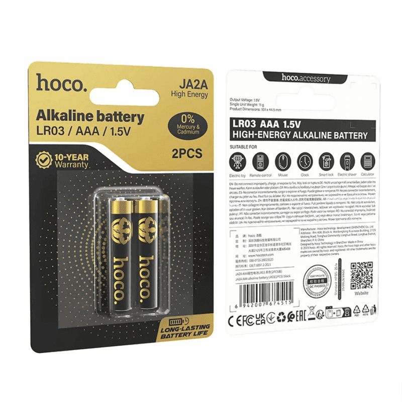 techplus AAA Alkaline Batteries LR03 – 1.5V | 2-Pack (JA2A) AAA Alkaline Batteries LR03 – 1.5V | 2-Pack (JA2A)