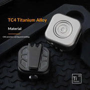 Titanium Alloy Mini Flashlight Magnetic Attraction - Titanium Alloy Mini Flashlight Magnetic Attraction Sand blast by China Dropship