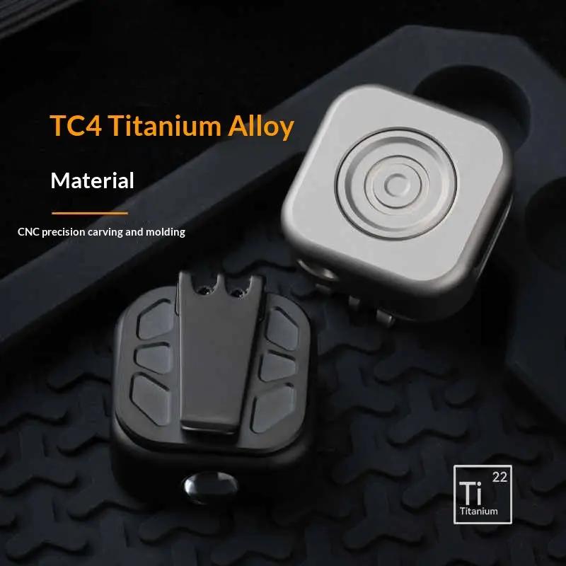 Titanium Alloy Mini Flashlight Magnetic Attraction - Titanium Alloy Mini Flashlight Magnetic Attraction Sand blast by China Dropship