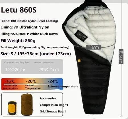 Mead's Supply & Equipment Outfitters limited Sleeping Bags Ultralight Down Sleeping Bag for Camping & Hiking Ultralight Down Sleeping Bag for Camping & Hiking