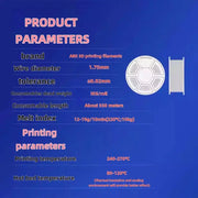 ABS 3D Printer Filament 1.75mm (1kg) (available in different colours) by Habicare