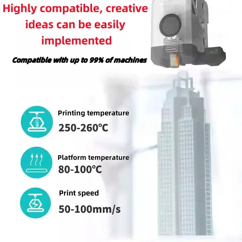 ABS 3D Printer Filament 1.75mm (1kg) (available in different colours) by Habicare