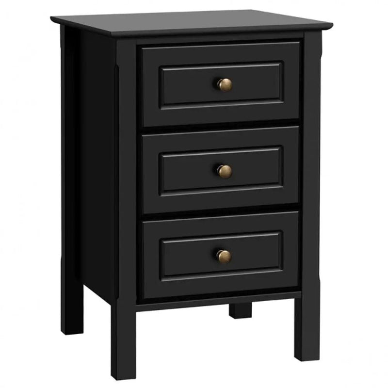 3-drawer Bedside Table End Table Nightstand by Yaheetech