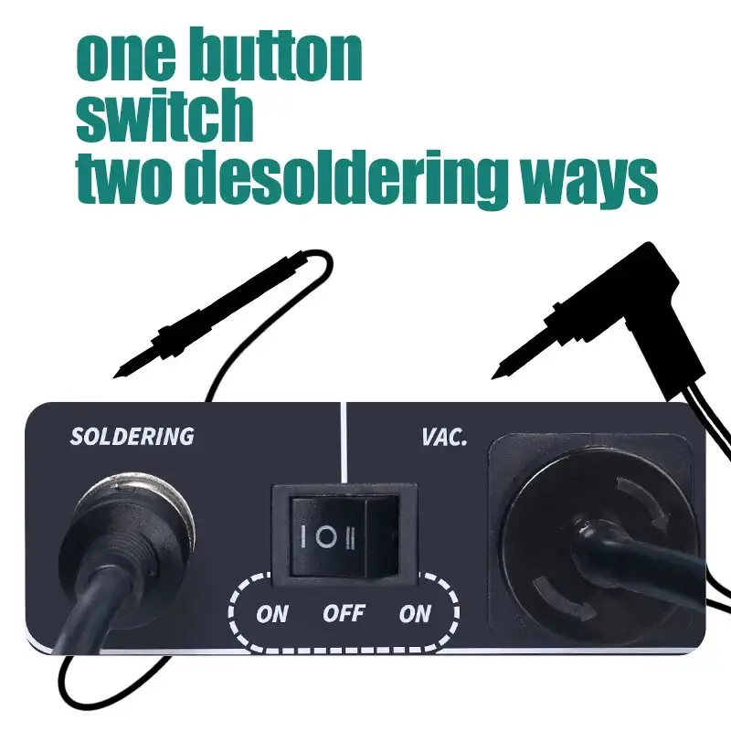 LCD Soldering Iron Desoldering 2in1 Station by salelink.co.nz