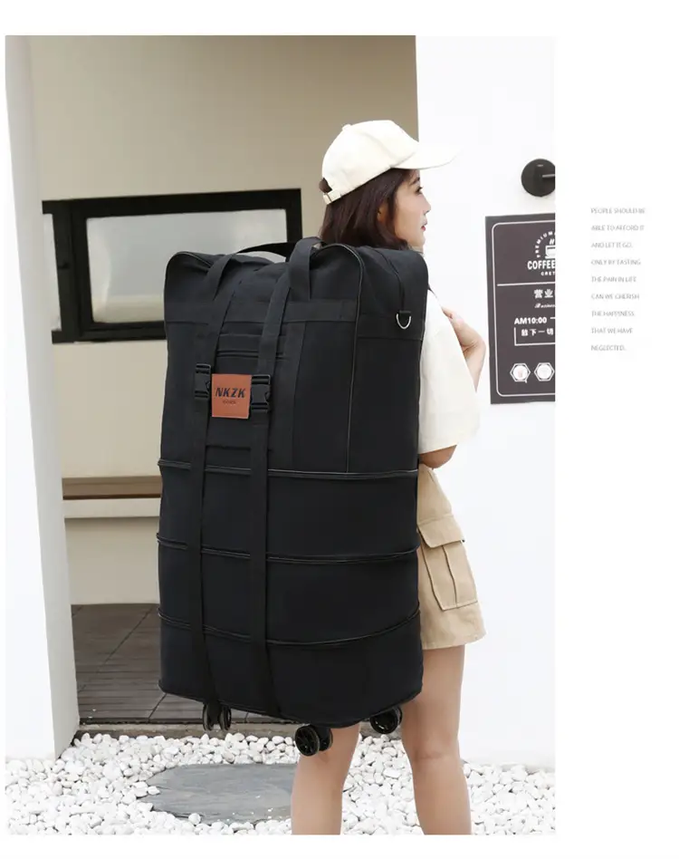 158L Expandable Luggage Bag – Foldable Rolling Travel Bag XCMF1183 by ECOTREK