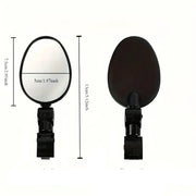 Acrylic Convex Bicycle Handlebar Mirrors (1pc or 2pcs) by Habicare