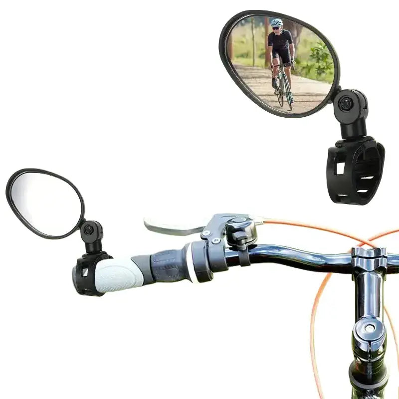 Acrylic Convex Bicycle Handlebar Mirrors (1pc or 2pcs) by Habicare