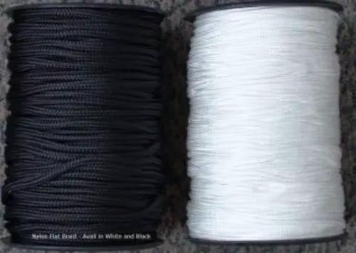 Nylon Flat Braided Twine 1mm to 4.5mm by Action Outdoors
