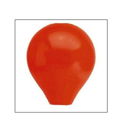 Polyform CC Buoy CC3 432MM x 533MM - Red inflatable center hole buoy with ribbed design.