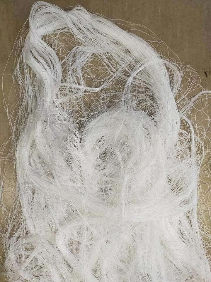 5 Inch 4ply Flounder Cotton Mesh 30md x 1000M displayed as tangled mesh fibers.
