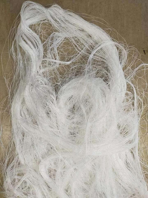 5 Inch 4ply Flounder Cotton Mesh 30md x 1000M displayed as tangled mesh fibers.