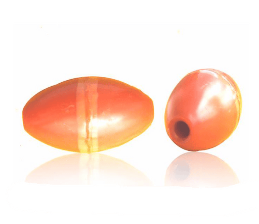 1G-5 8mm Hole x 500pcs Fishing Net Floats - Orange fishing net floats for inshore nets.