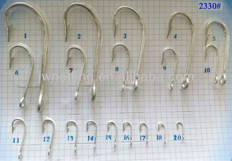 Kirby Style Sea Hooks Ringed Tinned Bulk 100pcs