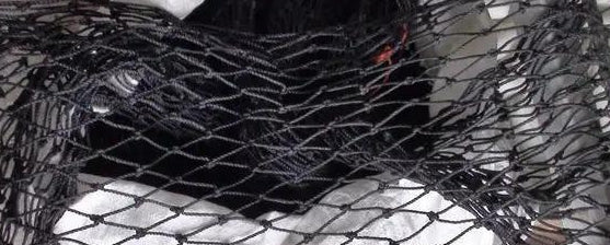 Cray Pot Mesh 60ply 3inch 20MD Black Per Meter by Action Fishing Nets