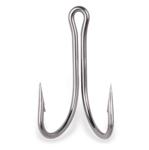 No.22 Double Tuna Trolling Hook 50Pk - Double barbed, wide gap, in-line hook for securing large catches.