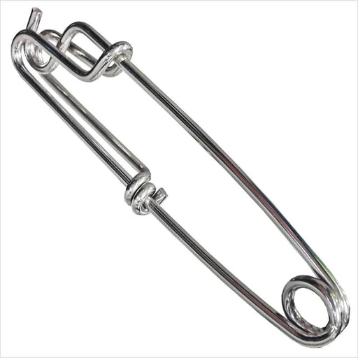 Shark Clip 120mm - Heavy Duty stainless steel clip, designed for easy use in commercial fishing and various applications.