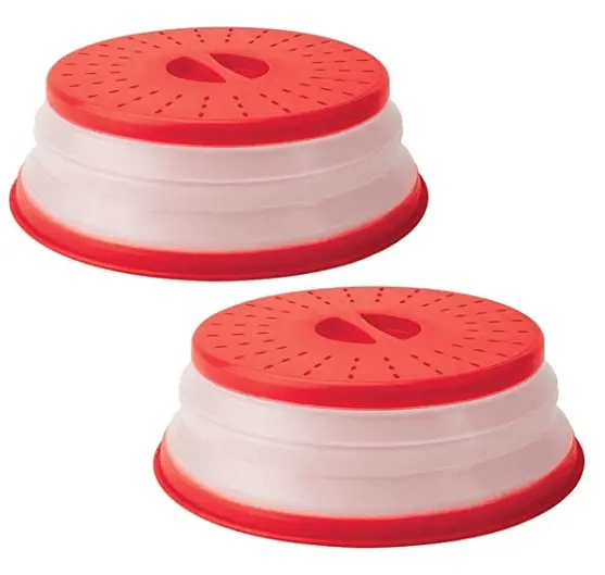 Collapsible High Temperature Microwave Splash Cover for Mess Free Cooking by Action Outdoors Limited