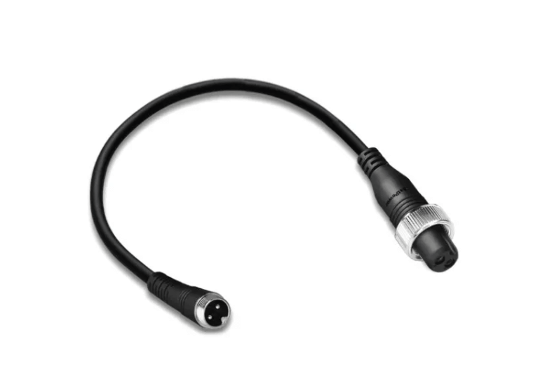 Adapter Cable for Daiwa Sea Borg Large Pins, connecting Daiwa Seaborg Reel to Sea Harvester batteries.