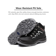 Work Safety Shoes Breathable Steel Cap Industrial Lightweight Construction by dealonline.co.nz