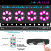 Battery Operated Outdoor Patio Umbralla Pole Led Light Rechargeable by salelink.co.nz