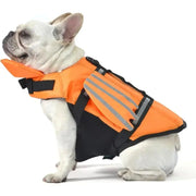 Adjustable Dog Life Jacket with Chin Float & Rescue Handle by Habicare