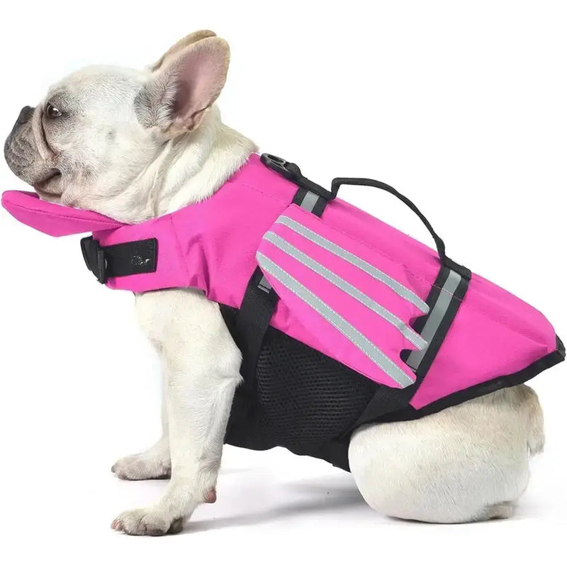 Adjustable Dog Life Jacket with Chin Float & Rescue Handle by Habicare
