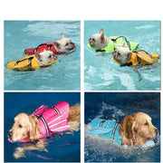 Adjustable Dog Life Jacket with Chin Float & Rescue Handle by Habicare